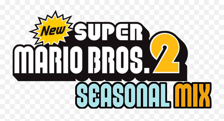 Mod New Super Mario Bros 2 Seasonal Mix - Kuribo64 New Super Mario Bros 2 Emoji,Super Mario 64 Logo