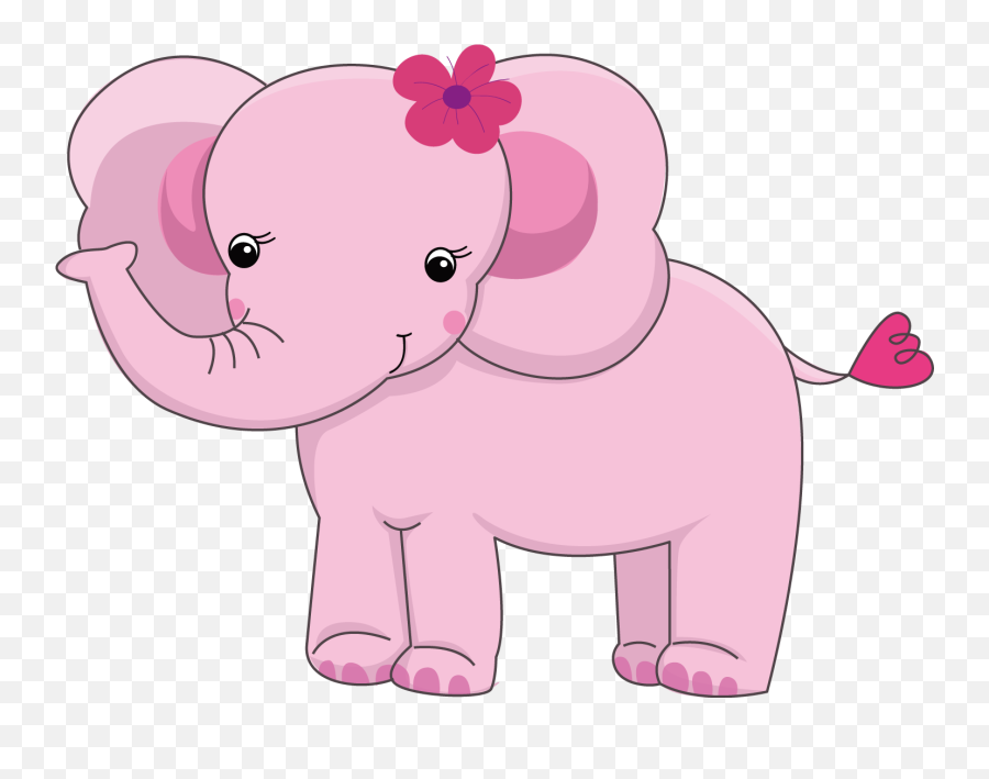 Elephant Clipart Safari Animal Elephant Safari Animal - Pink Elephant Clipart Png Emoji,Jungle Animals Clipart