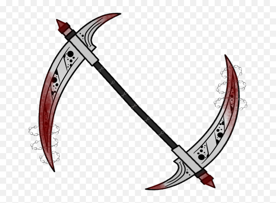 Gacha Life Weapons Scythe Clipart - Collectible Sword Emoji,Scythe Png