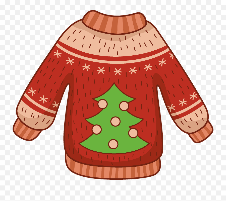 Ugly Sweater Clipart - Christmas Sweater Clipart Emoji,Sweater Clipart