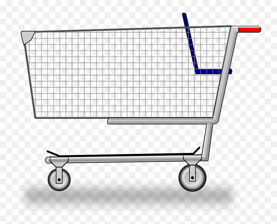 Shopping Cart Clipart - Big Shopping Cart Clipart Emoji,Shopping Carts Clipart