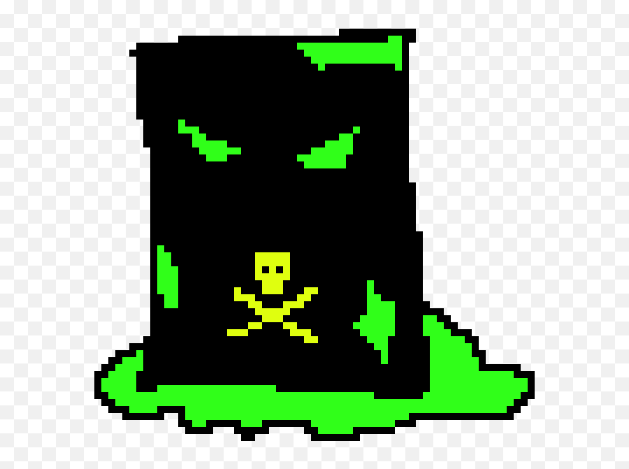 Toxic Waste Bosspng Pixel Art Maker - Vertical Emoji,Toxic Png