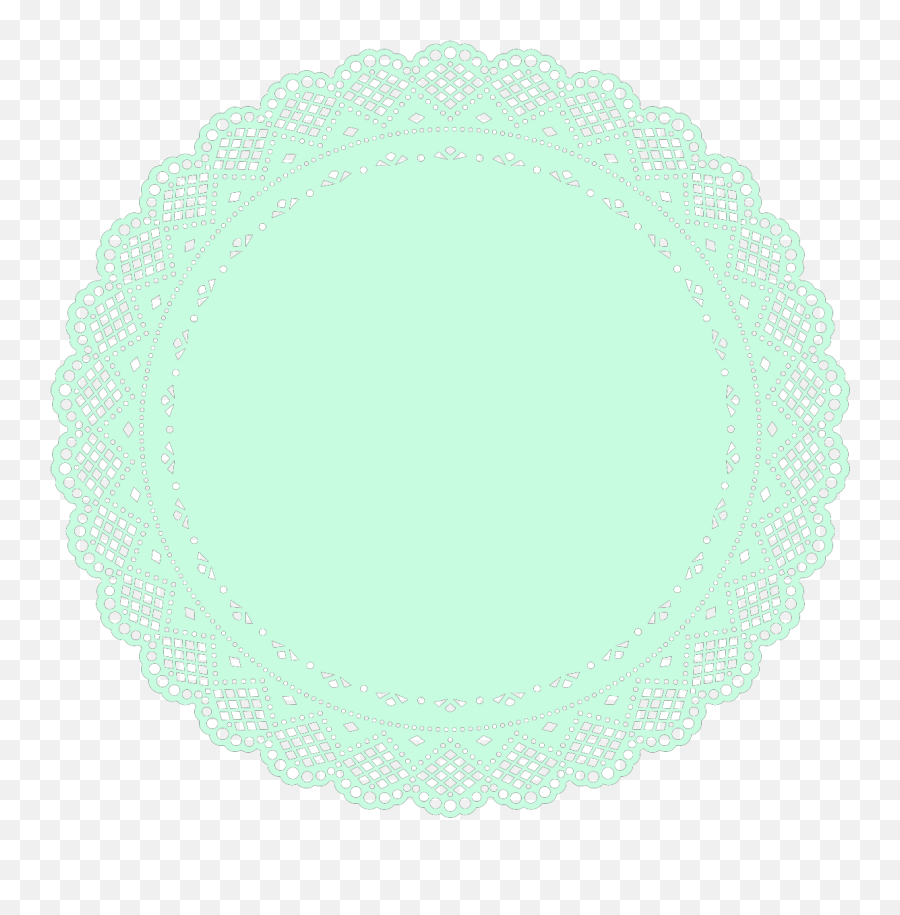 Green Doily Svg Vector Green Doily Clip Art - Svg Clipart Frame Minnie Baby Png Emoji,Doily Png
