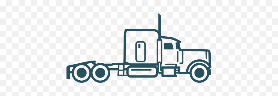 Cool Big Truck Drawing Transparent Png U0026 Svg Vector Emoji,18 Wheeler Png