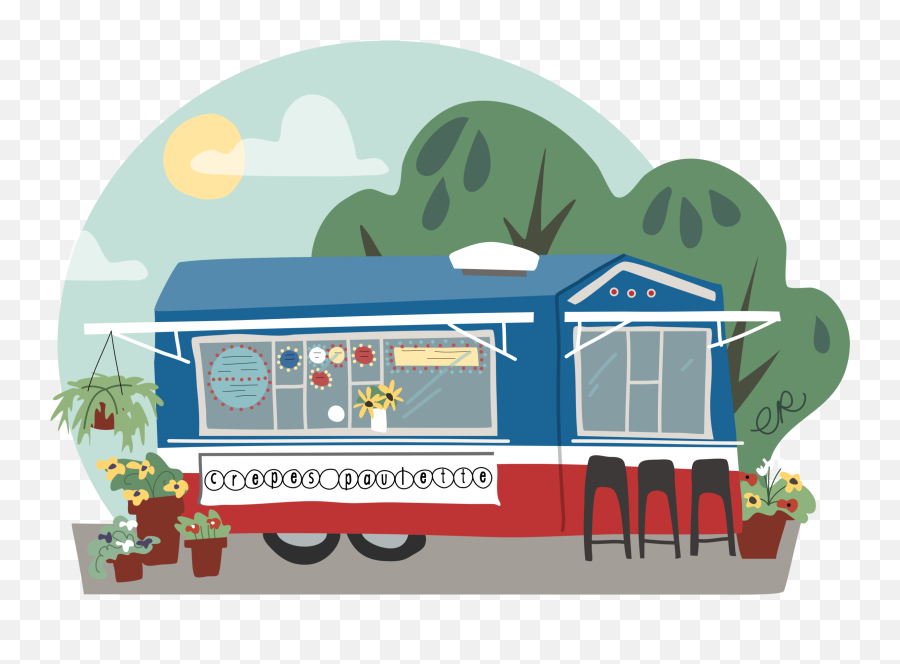 Crepes Paulette Food Truck Bentonville Ar Emoji,Crepes Clipart