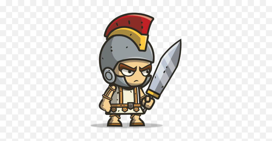 Chibi Roman Knight - Game Art Partners Game Art Knight Emoji,Gladiators Clipart
