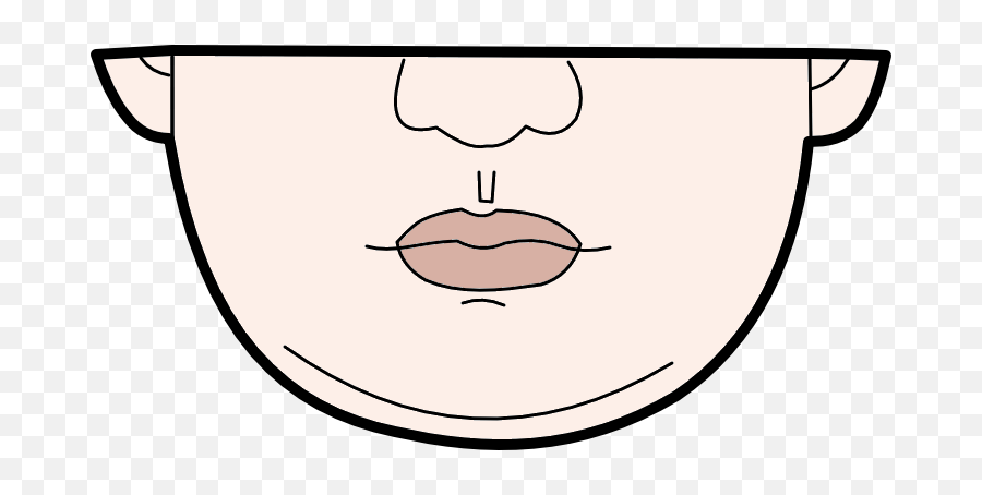 Double Chin In Face Reading Having A Double Chin Is Clipart Emoji,Jaw Clipart