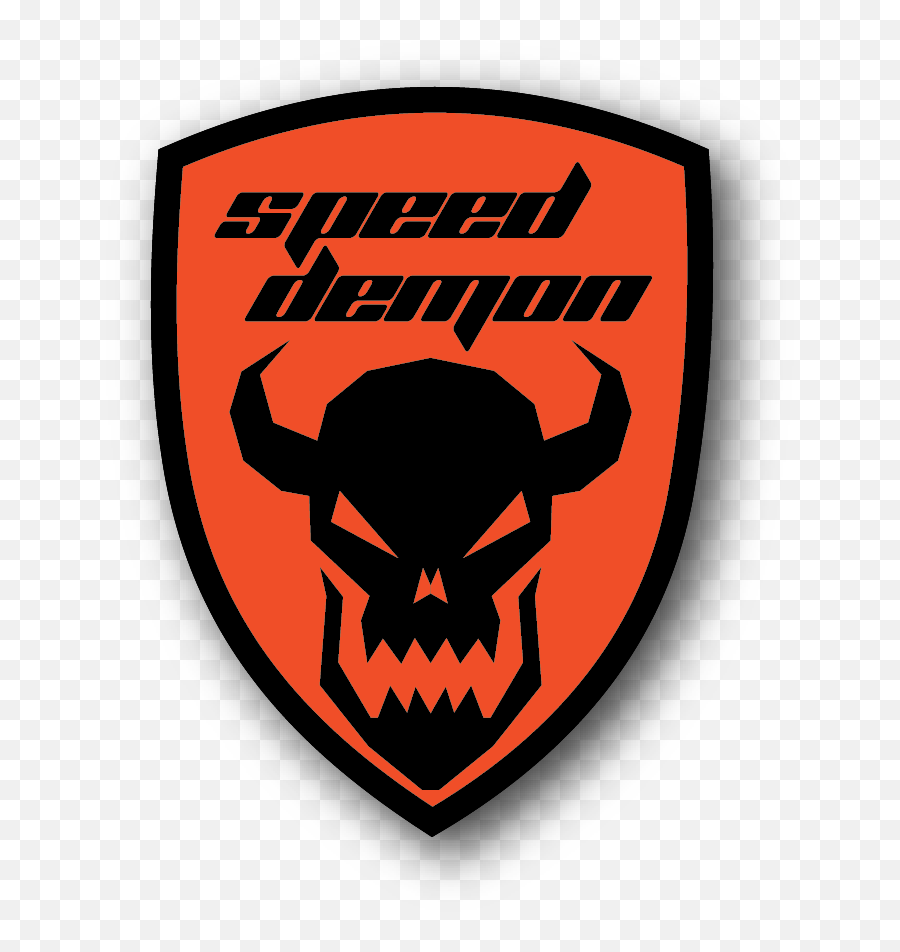 Speed Demon - Racing Sticker Vinyl Sticker Automotive Decal Emoji,Demon Logo