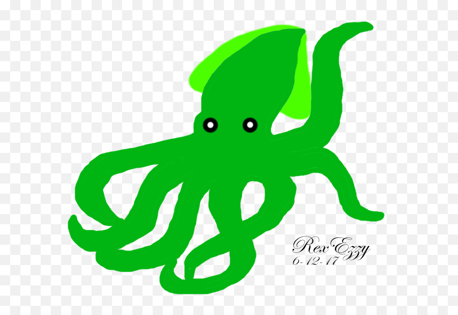 Artisticthe Kraken Art - Octopus Clipart Full Size Clipart Common Octopus Emoji,Octopus Clipart