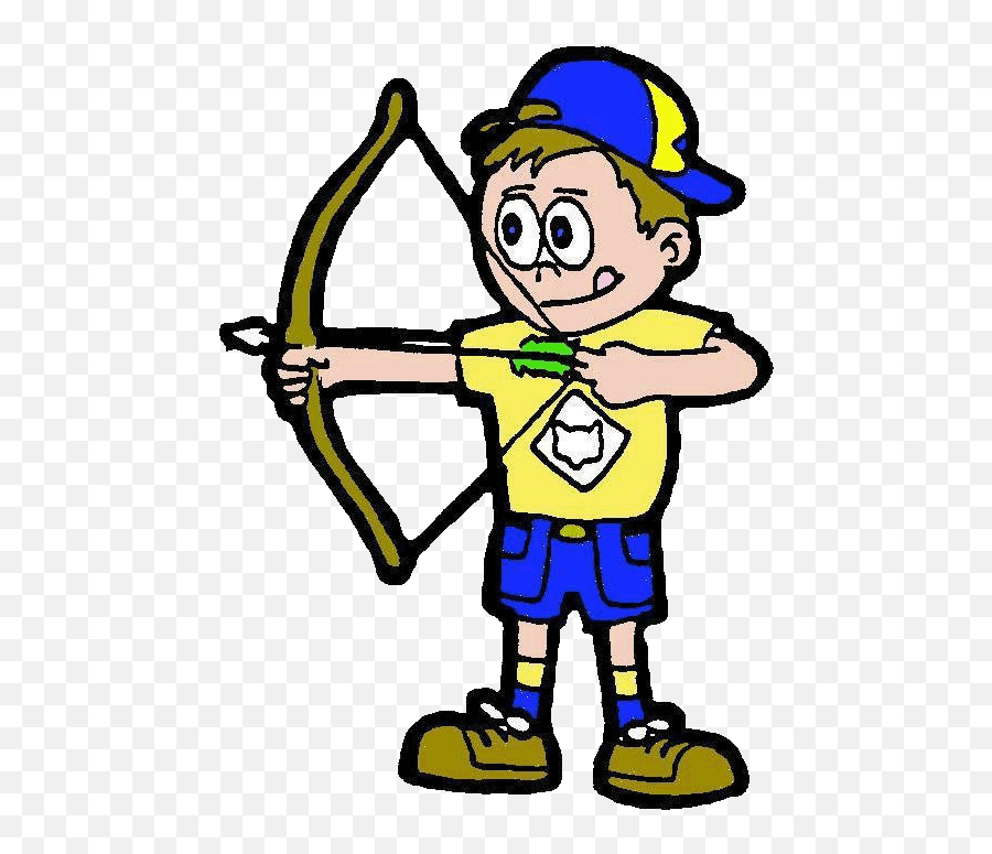 Camp Clipart Archery - Bow And Arrow Png Download Full Cub Scout Archery Clipart Emoji,Archery Clipart