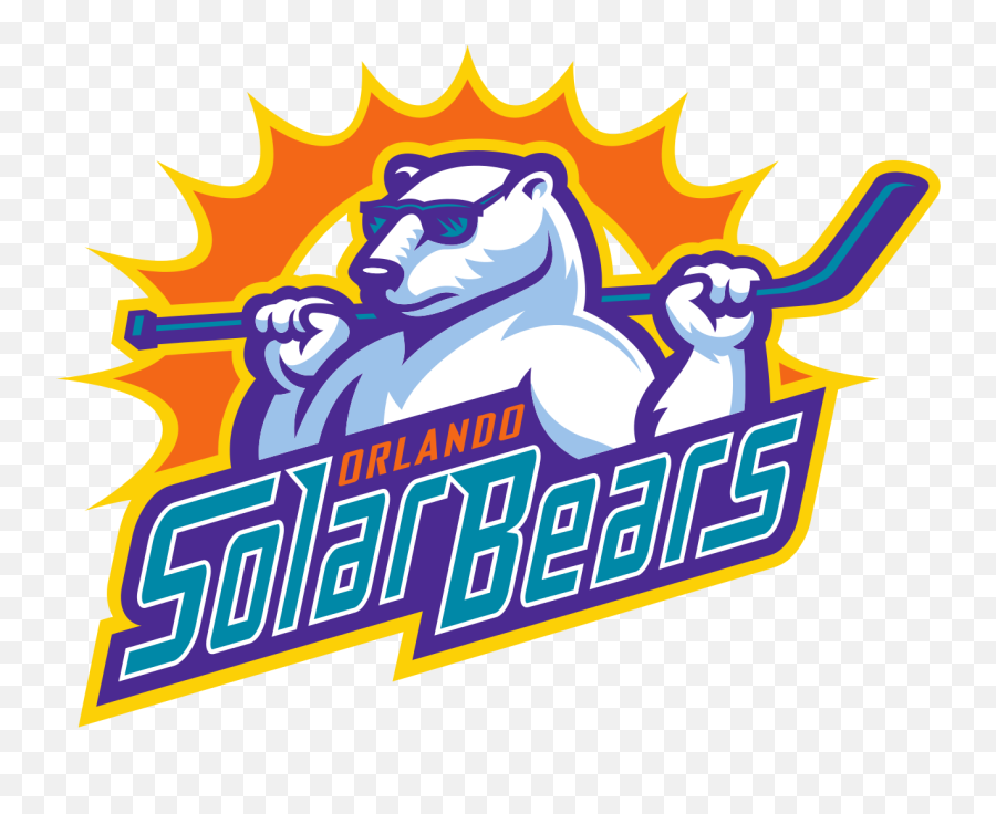 Florida Echl Hockey Team Logos - Orlando Solar Bears Logo Emoji,Hockey Team Logos