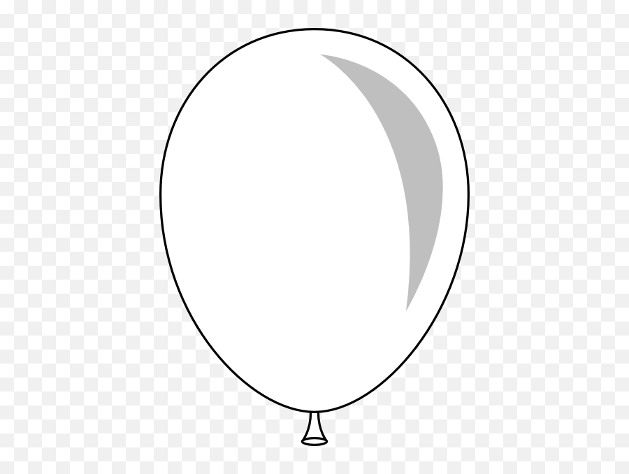 How To Set Use New Outline Balloon Clipart Full Size Png - Dot Emoji,Balloon Clipart Black And White