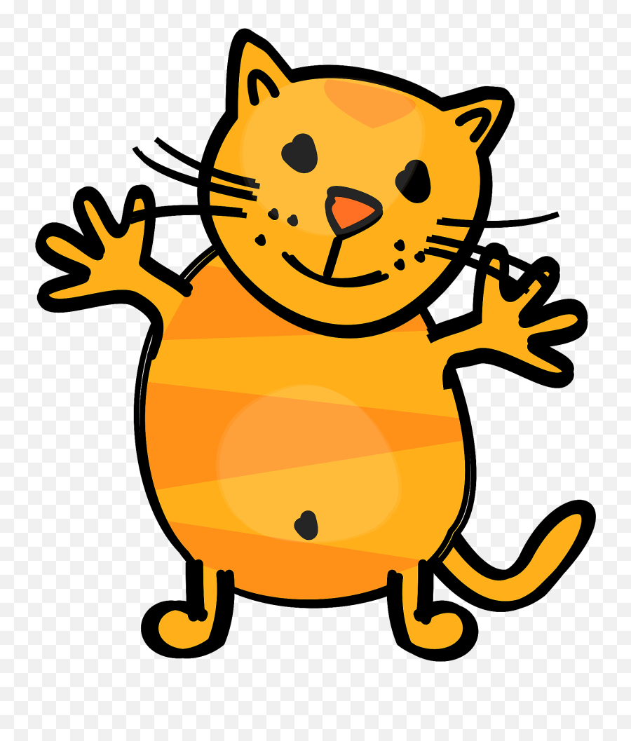 Cute Cat Clipart - Happy Emoji,Cute Cat Clipart