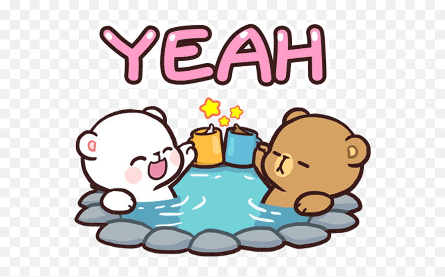 Animated Emojis For Slack Discord And More - Milk And Mocha Bear Gif,Discord Emoji Transparent