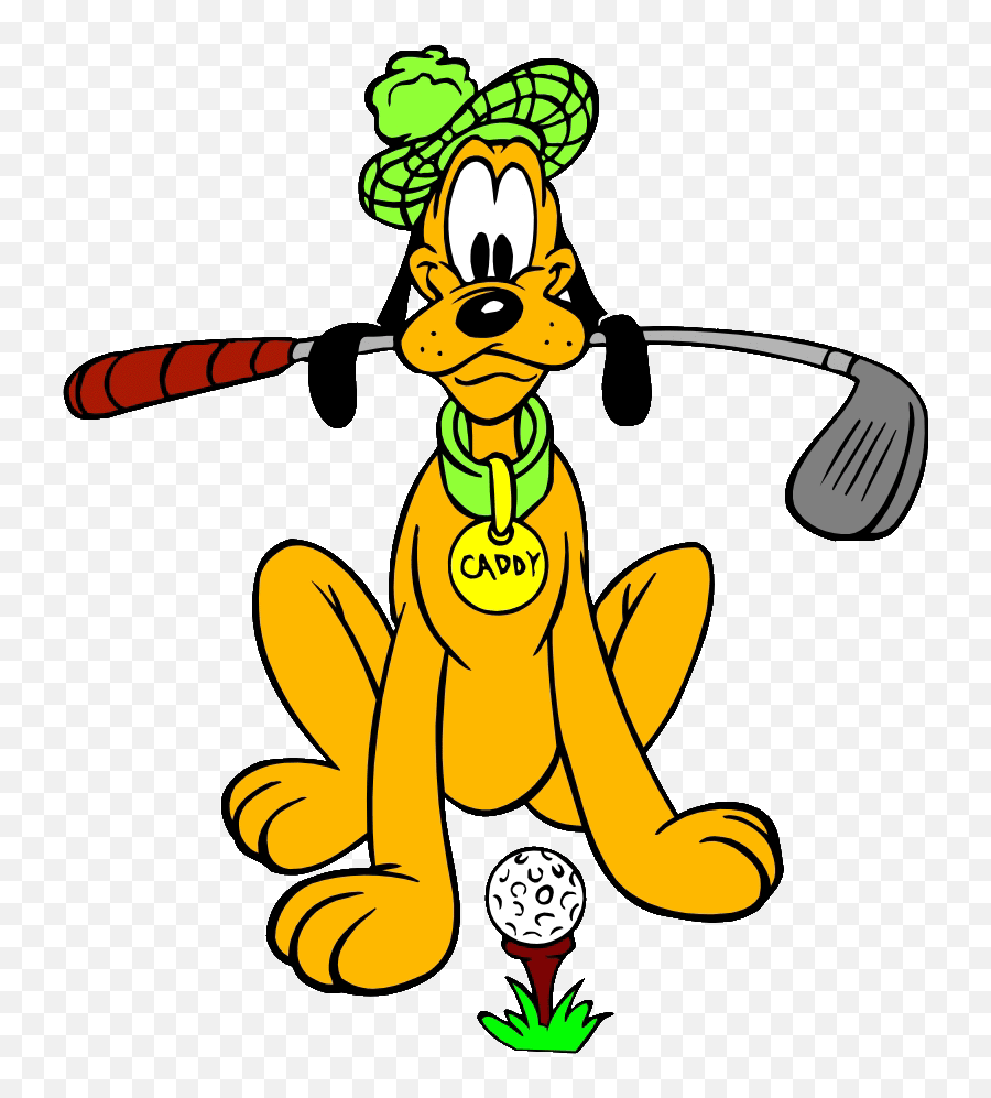 Cartoon Golf Clip Art - Disney Golf Clipart Emoji,Golf Clipart