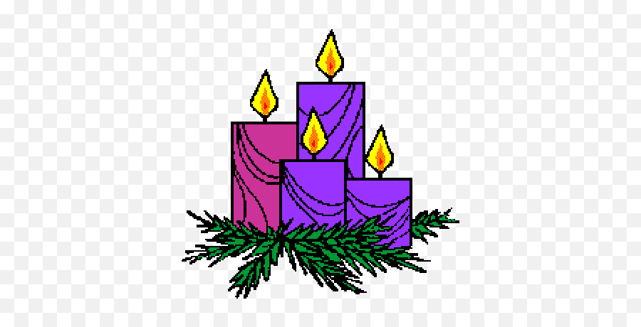 Catholic Advent Wreath Prayer Clipart - Advent Wreath Clipart Png Emoji,Prayer Clipart