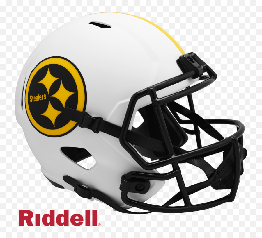 Lunar Replica Speed Helmets Sports Memorabilia - Steelers Lunar Eclipse Helmet Emoji,Steelers Helmets Logo