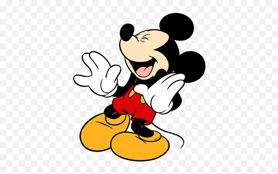 Laughing Character Clipart - Image 7 Cartoon Mickey Mouse Laughing Emoji,Laughing Clipart