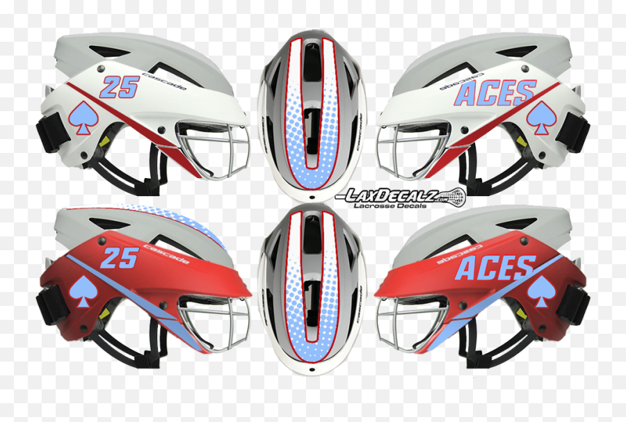 Lacrosse Customer Designs By Laxdecalz - Bicycle Clothing Emoji,Helment Logos