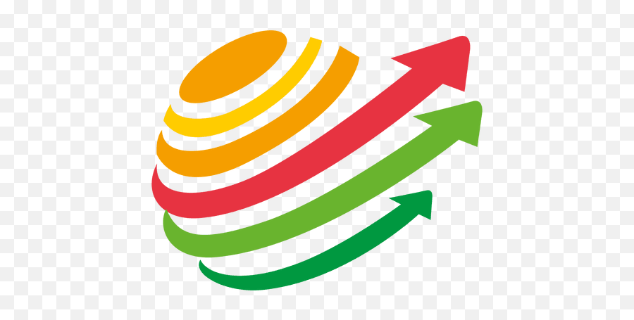 Spinning Multicolor Arrows Logo Emoji,Arrows Logo