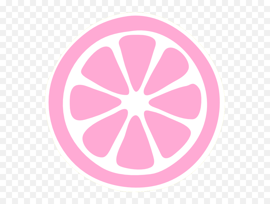 Pink Lemon Slice Clip Art At Clkercom - Vector Clip Art Emoji,Lemons Clipart