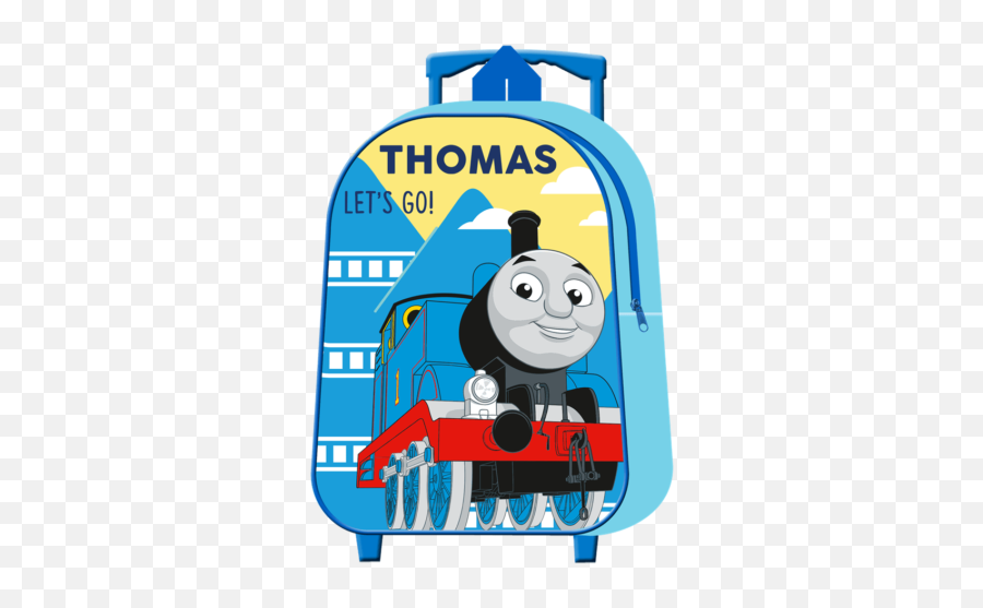 Buy Childrens Character Foldable Wheeled Trolley Backpack Emoji,Thomas The Train Clipart