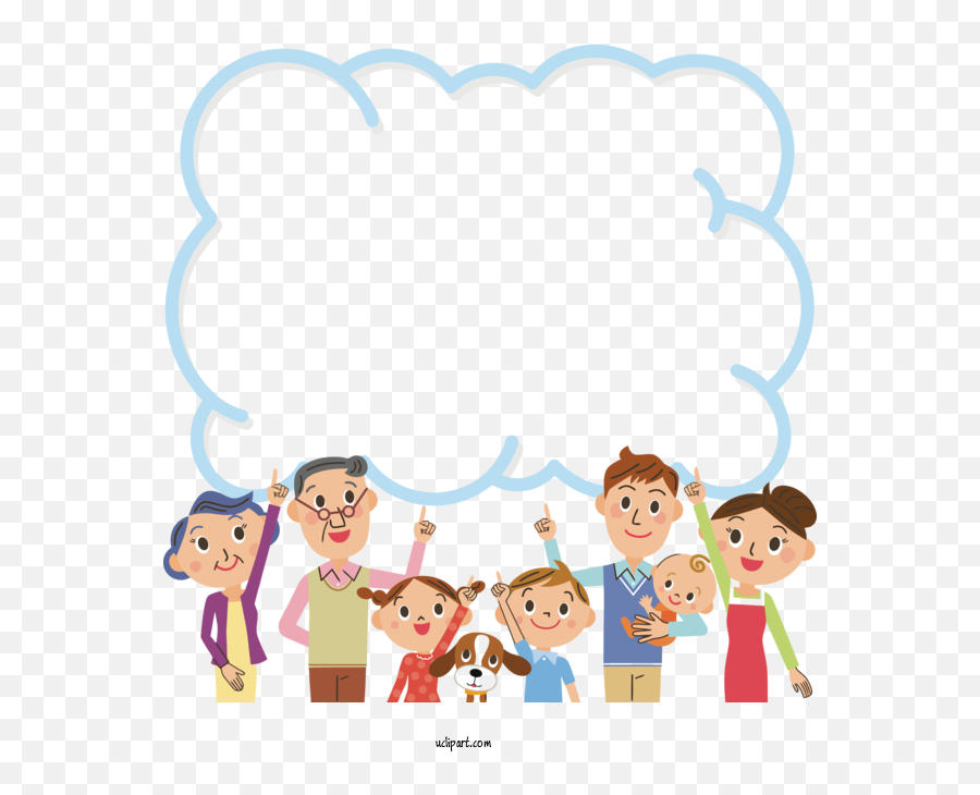 People Family Cartoon For Family - Family Clipart People Emoji,Family Tree With People Clipart
