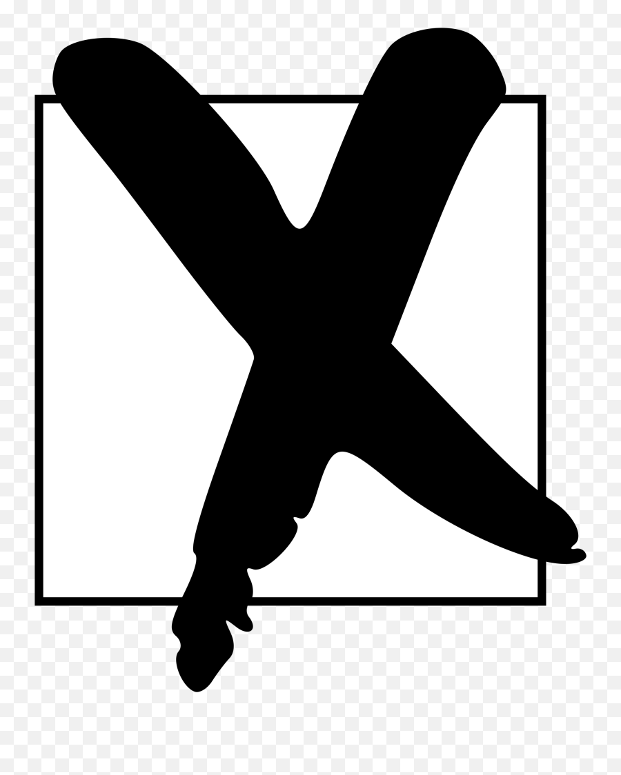 Cross In A Box - Clip Art Library Vote Cross Emoji,Vote Clipart