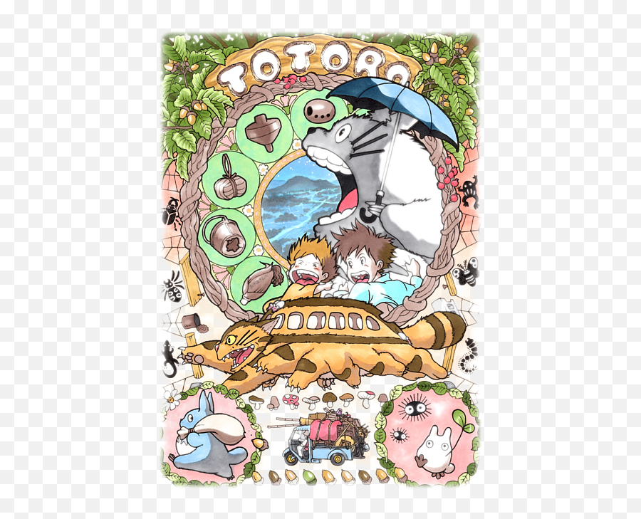 Totoro Puzzle For Sale By Jimmy Armstrong Emoji,Totoro Transparent Background