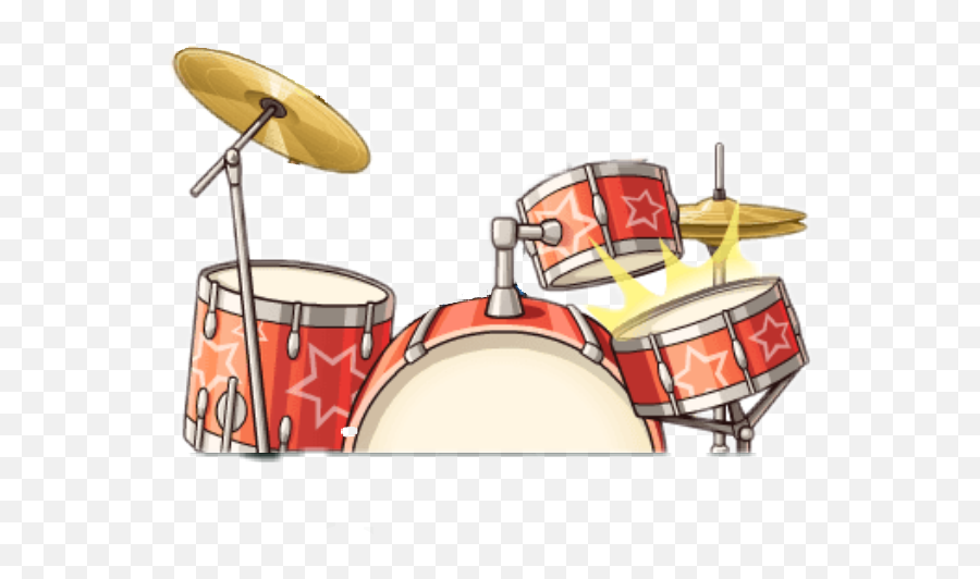 Drums Red Ftestickers Sticker By U2022puppyu2022 Emoji,Drumset Clipart
