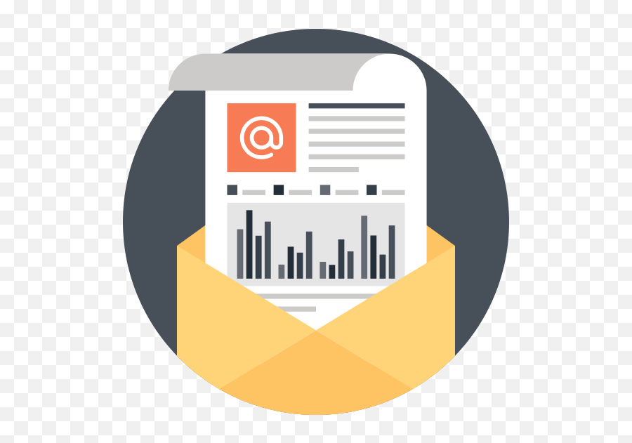 Email Marketing Icon - Daily Report Icon Png 550x550 Png Emoji,Marketing Icon Png
