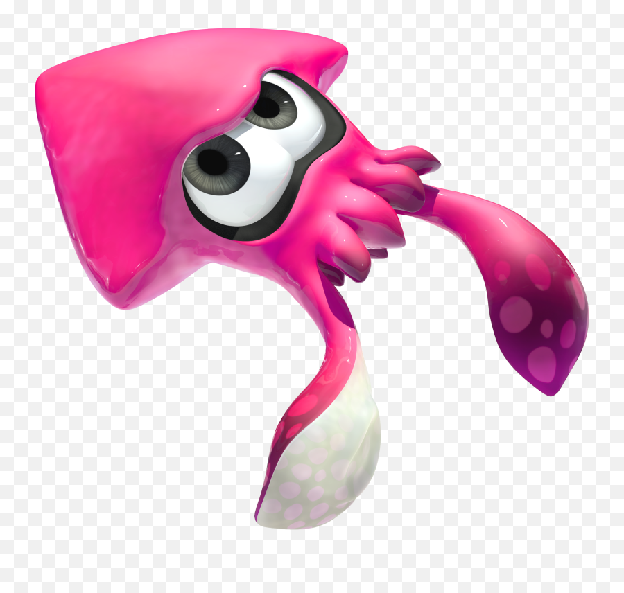 Squid Clipart Pink - Transparent Splatoon Squid Png Emoji,Squid Clipart