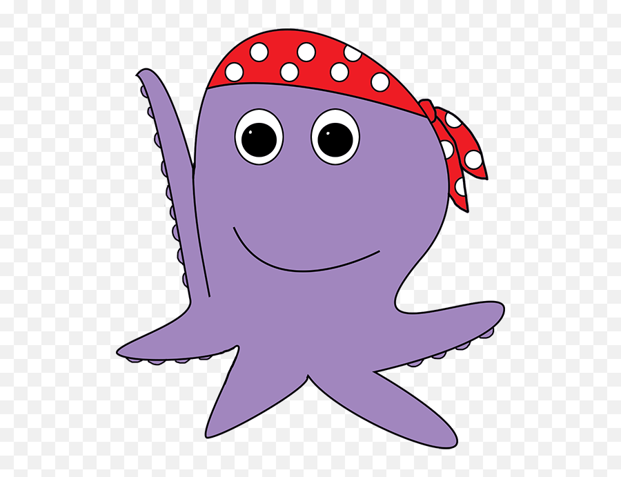 Discontented Octopus Png Pirate Octopus Png - Pirate Shark Cute Pirate Shark Clipart Emoji,Octopus Png