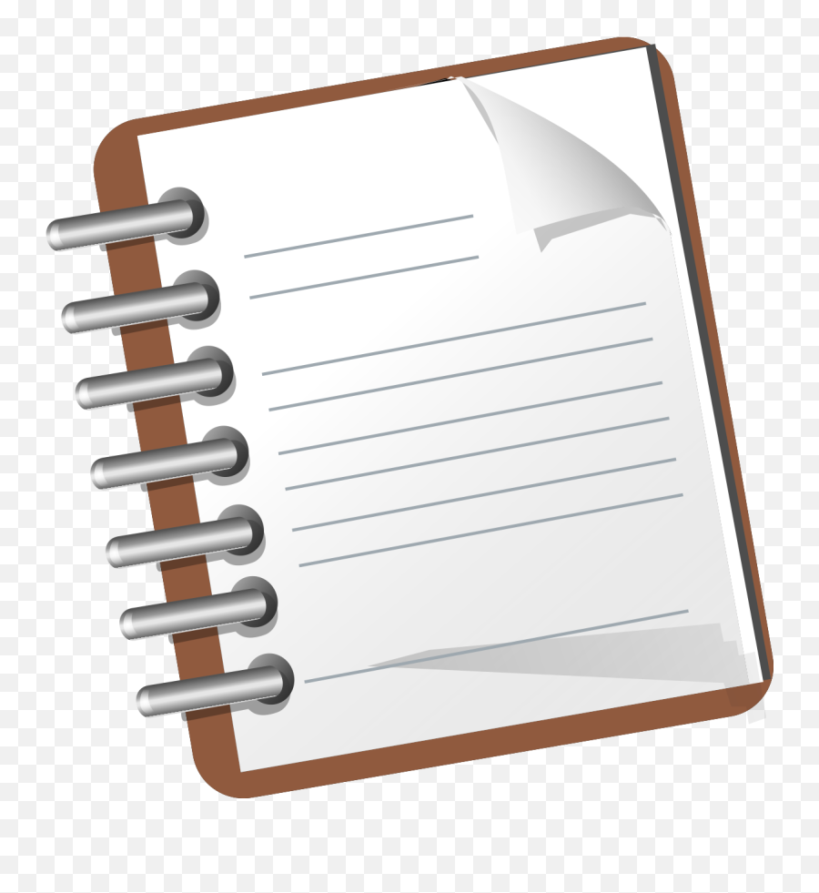 Notepad Png - Transparent Background Notepad Clipart Emoji,Notepad Clipart