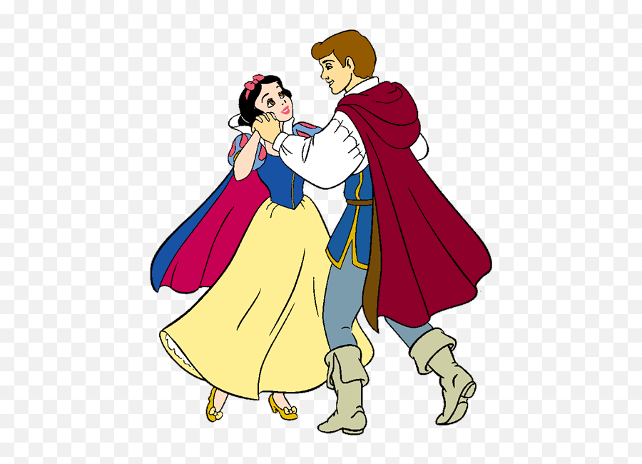 Disney Princess Snow White - Blanche Neige Et Le Prince Emoji,Prince Clipart