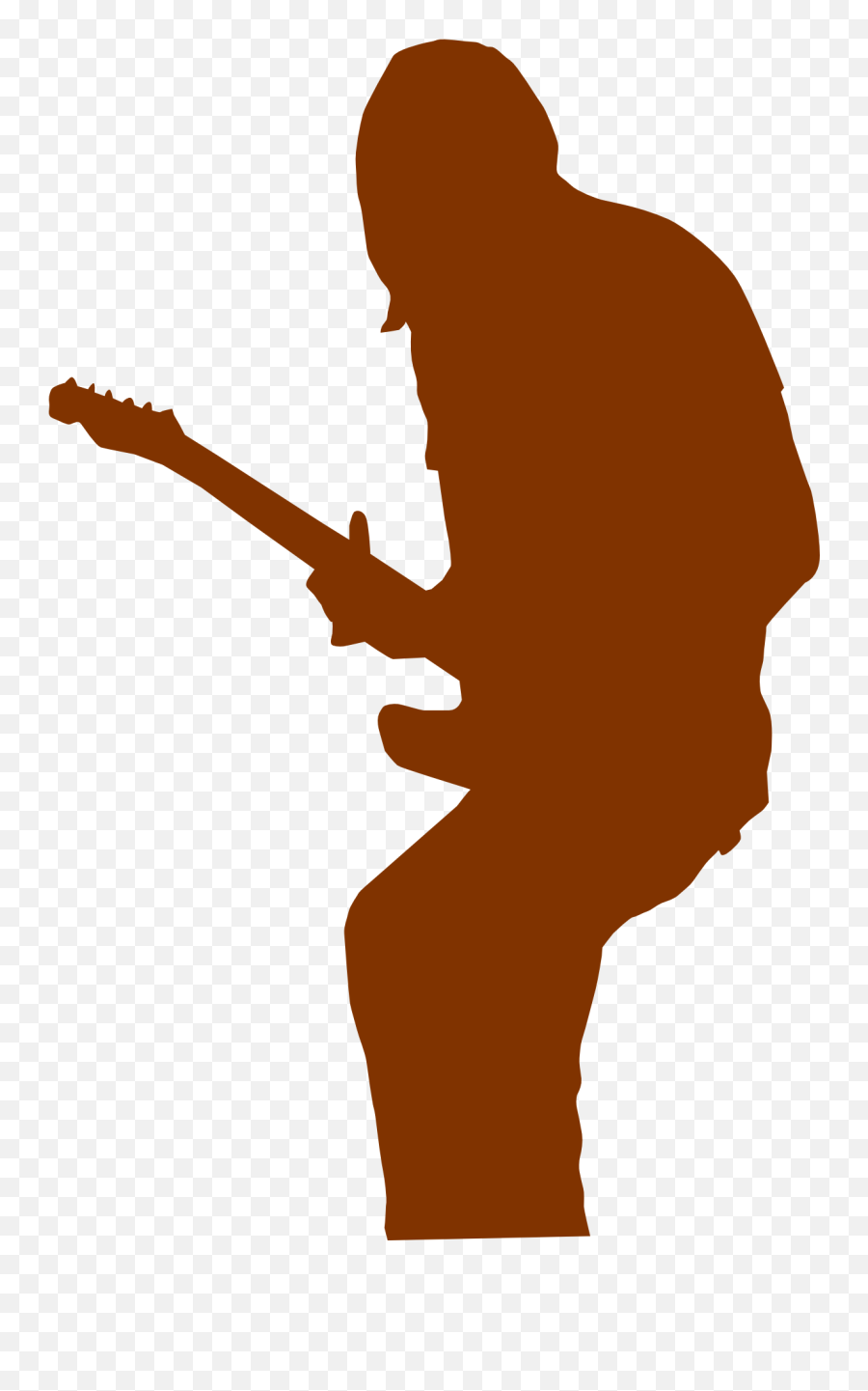 Silhouette Of A Lead Guitarist Free Image - Playing Guitar Gif Png Emoji,Guitar Silhouette Png