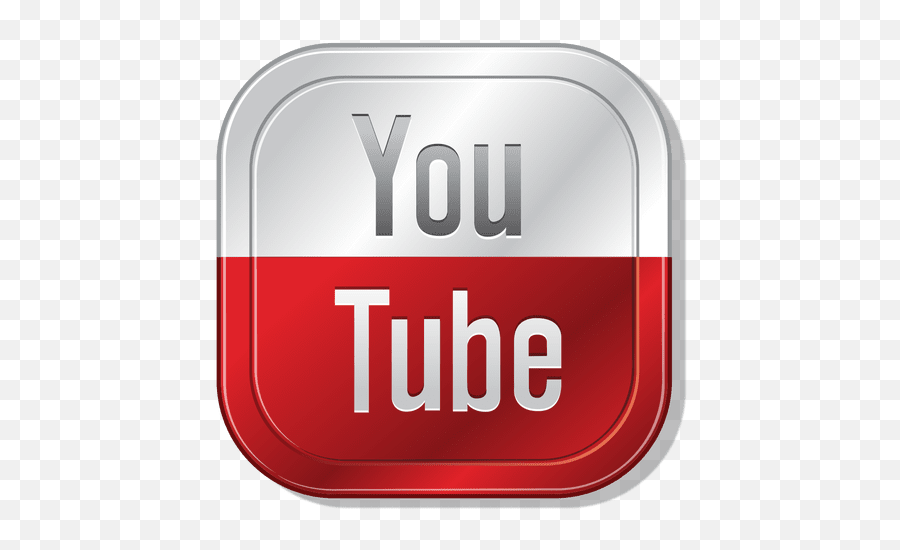 Youtube Metallic Button - Youtube Icon Emoji,Youtube Png