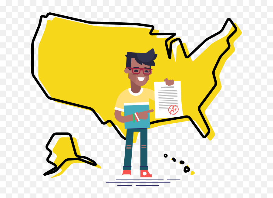 Usa Map - Cartoon Clipart Full Size Clipart 5429307 Do Schools Measure Performance Emoji,U S A Clipart
