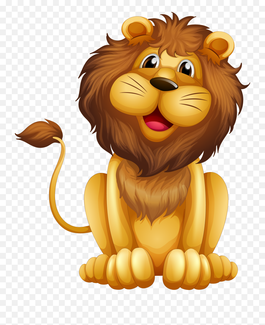 Download Material Illustration Royalty - Lion Cartoon Png Emoji,Stock Clipart
