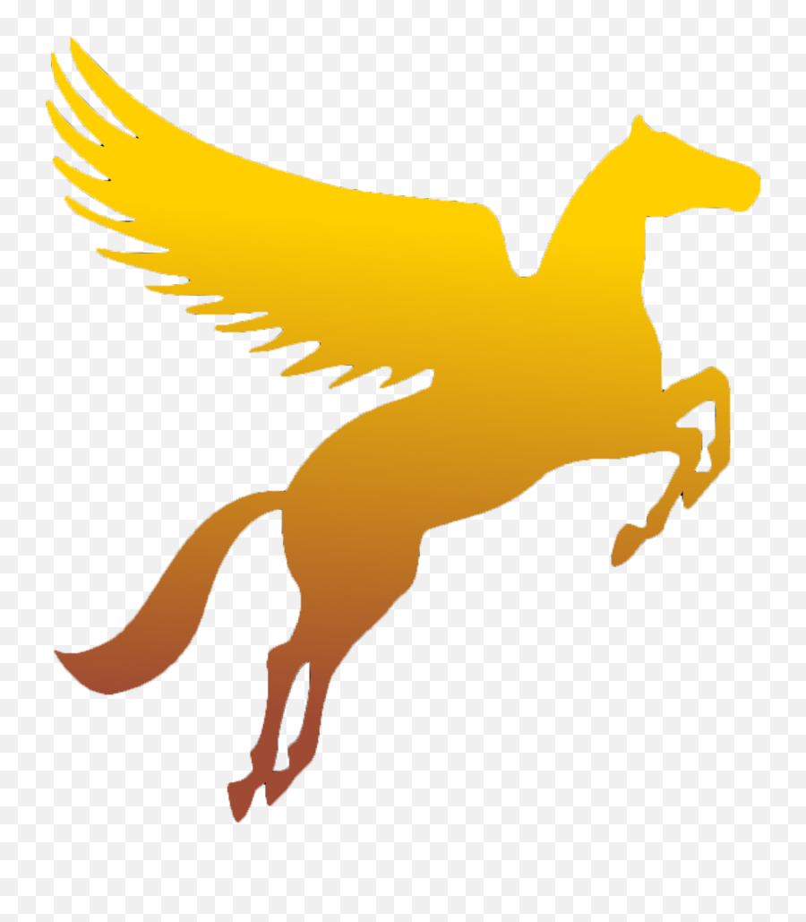 Knights Vector Horse Stencil - Pegasus Vector Png Emoji,Ucf Logo Png