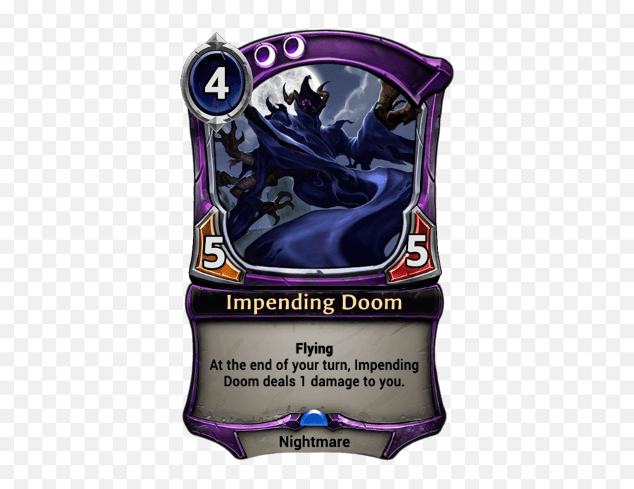 Impending Doom Eternal Cards Eternal Warcry - Messenger Hawk Emoji,Doom Eternal Logo