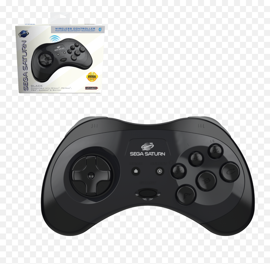 Retro - Bit Sega Genesis And Saturn Bluetooth Controllers Emoji,Controller Png