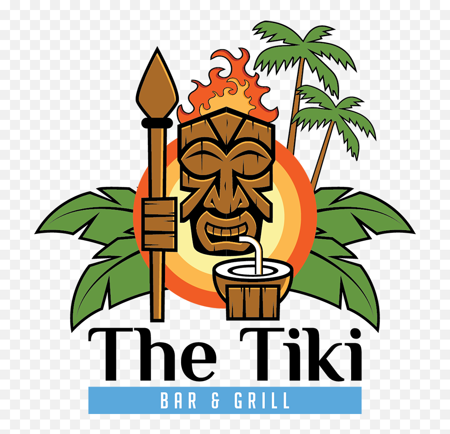 Tiki Bar Grill Emoji,Grill Logos