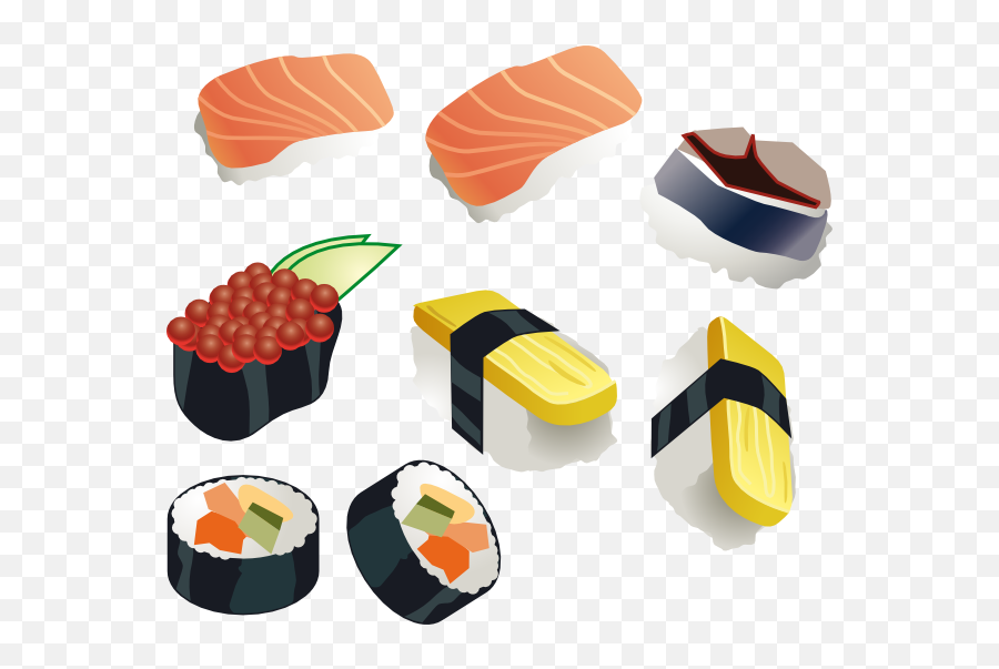 Sushi Clipart Transparent Cartoon - Sushi Clipart No Background Emoji,Sushi Clipart