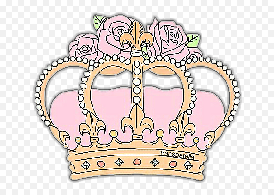 Download Hd Crown Tumblr Png Queen Png - Kawaii Crown Emoji,Queen Png