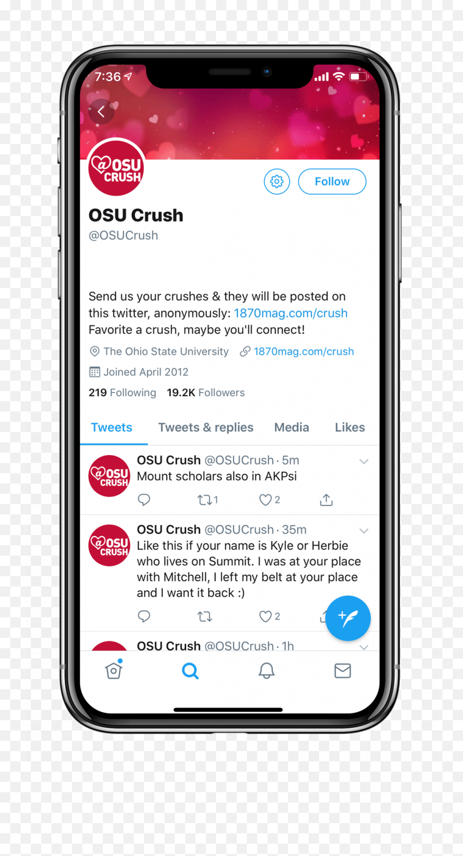 Osu Crush Gives Secret Admirers An Anonymous Outlet Emoji,Osu Png