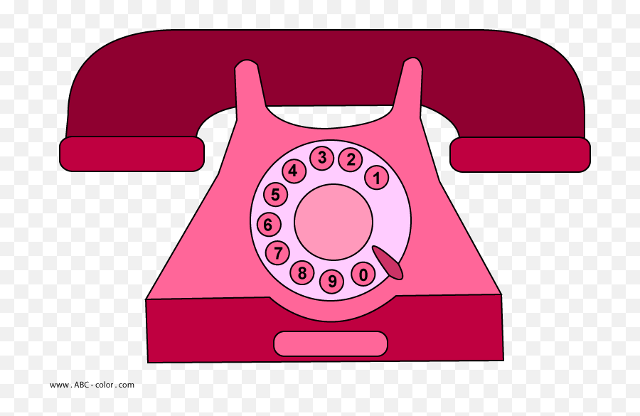 Telephone Clipart Rotary Dial Phone - Office Equipment Emoji,Phone Clipart