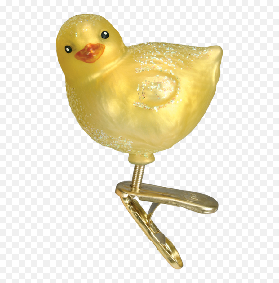 Baby Chick Glass Ornament Clip - On 1 34 Emoji,Baby Chick Png
