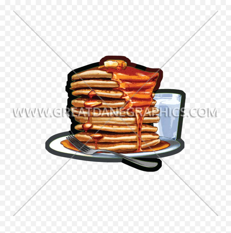 Pancake Stack Production Ready Artwork For T - Shirt Printing Emoji,Pancakes Transparent Background