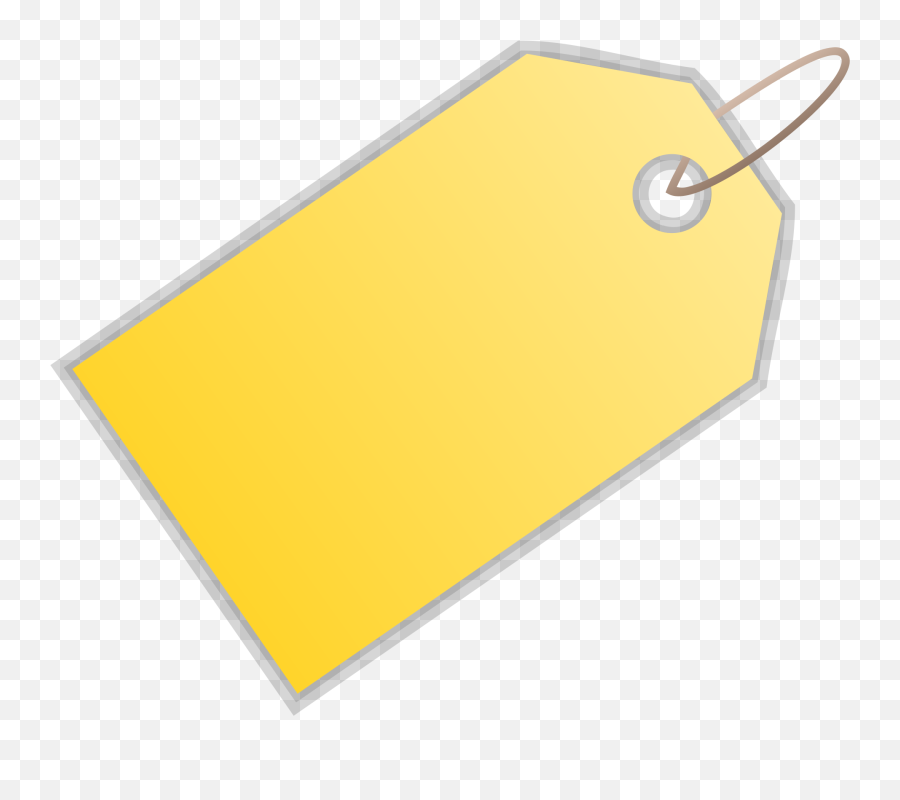 Price Tag Clip Art At Clker Vector Clip - Yellow Price Tag Png Emoji,Tag Clipart